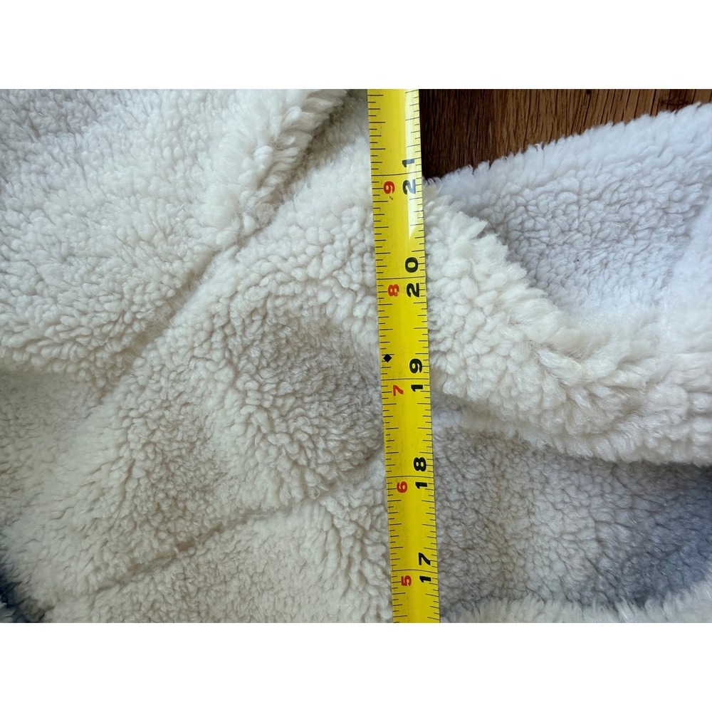 Lululemon Scuba Oversized Half-Zip Fleece Hoodie White Opal M/L - Picture 8 of 12